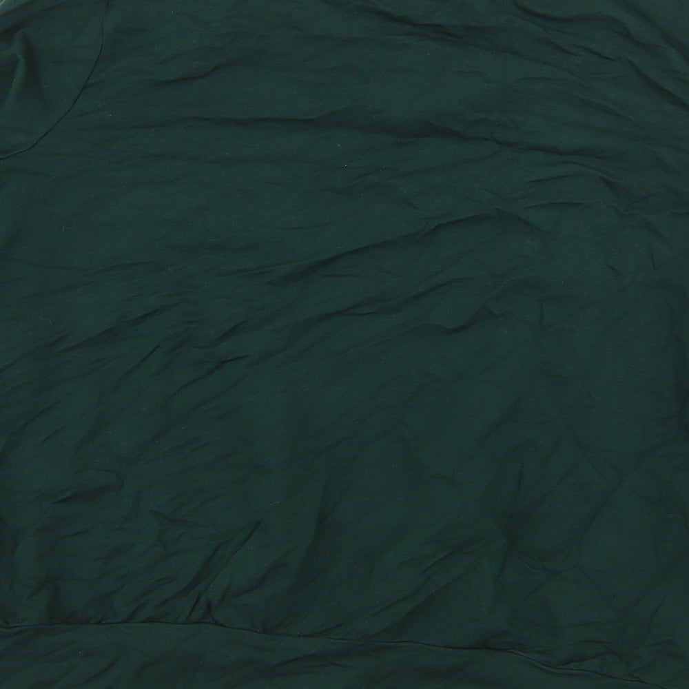 AnyBody Womens Green  Jersey Pullover Sweatshirt Size M