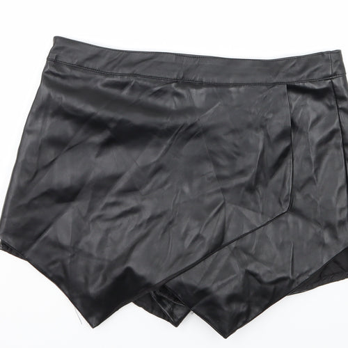 Boohoo Womens Black   A-Line Skirt Size 10