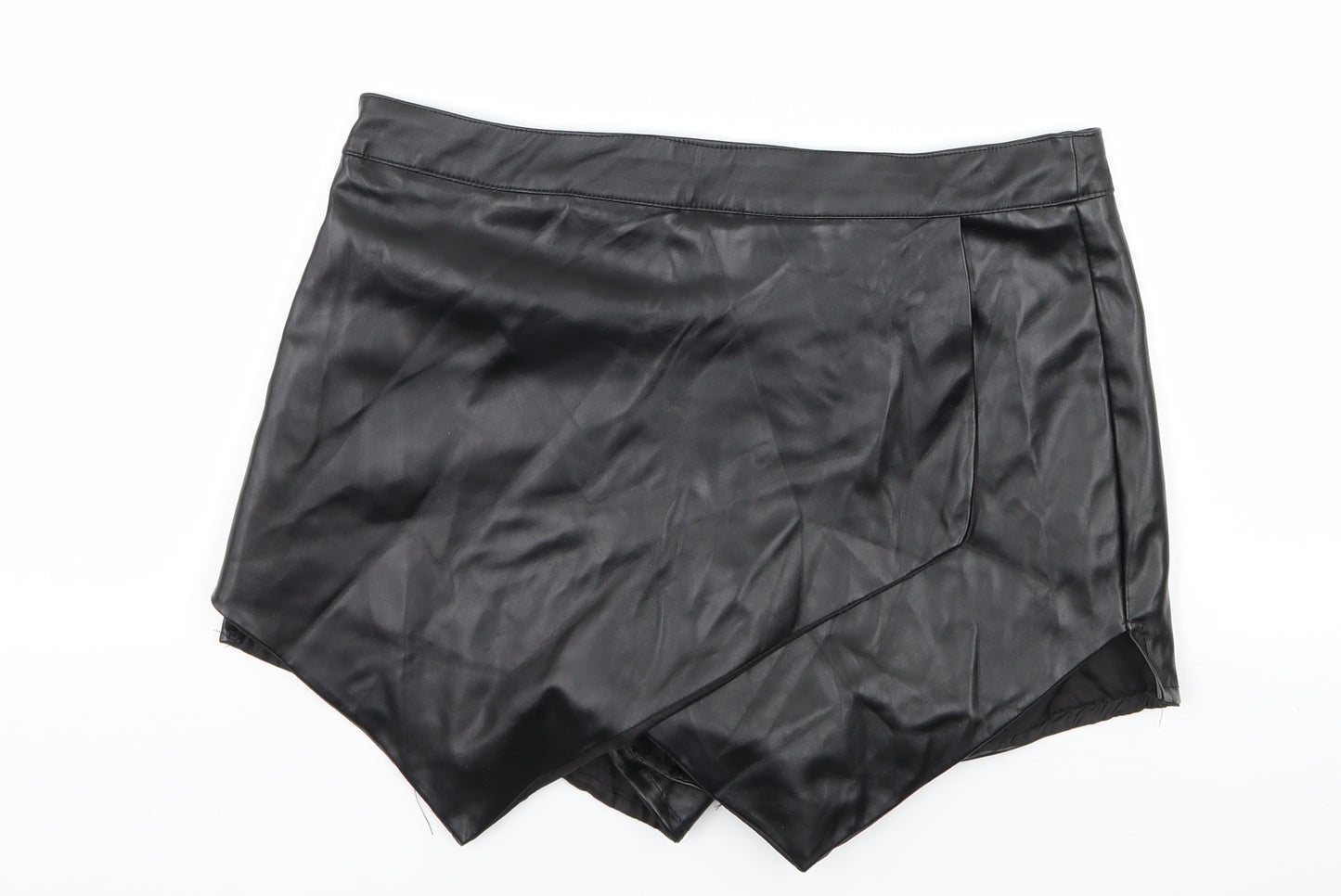 Boohoo Womens Black   A-Line Skirt Size 10
