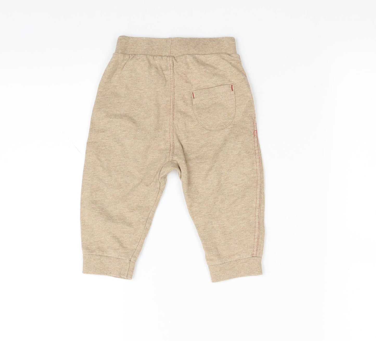 George Boys Beige   Jogger Trousers Size 6-7 Years