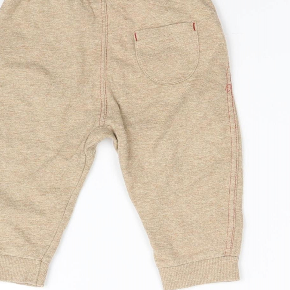 George Boys Beige   Jogger Trousers Size 6-7 Years