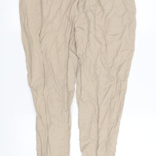 m&s Womens Beige   Trousers  Size 10 L27 in