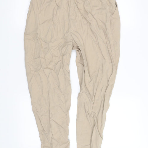 m&s Womens Beige   Trousers  Size 10 L27 in