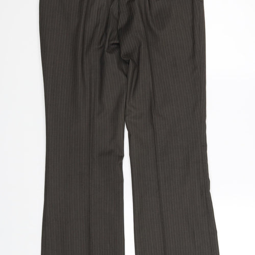 Topman Mens Brown Striped  Trousers  Size L L34 in