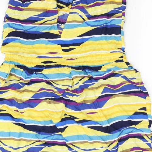 limited collection Womens Yellow Striped  Fit & Flare  Size 12
