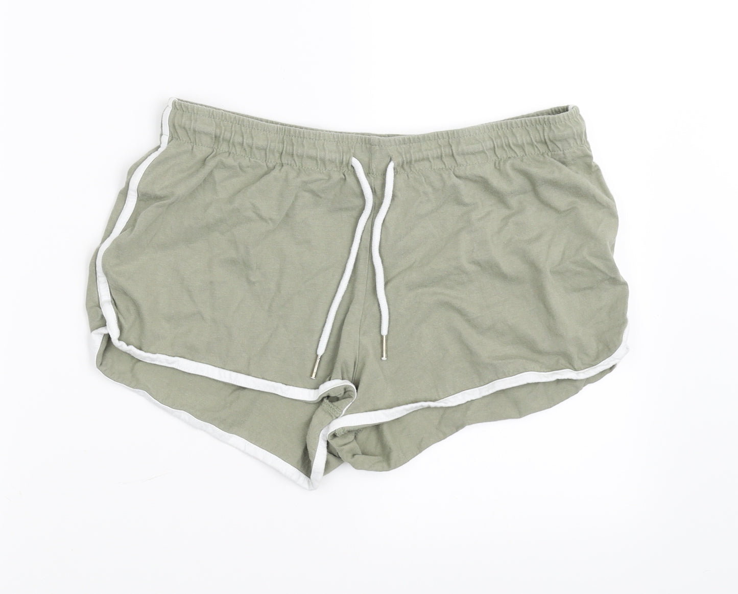 Primark Womens Green   Cut-Off Shorts Size M
