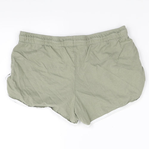 Primark Womens Green   Cut-Off Shorts Size M