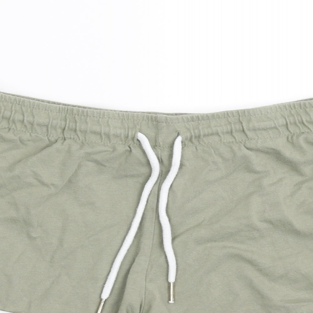 Primark Womens Green   Cut-Off Shorts Size M