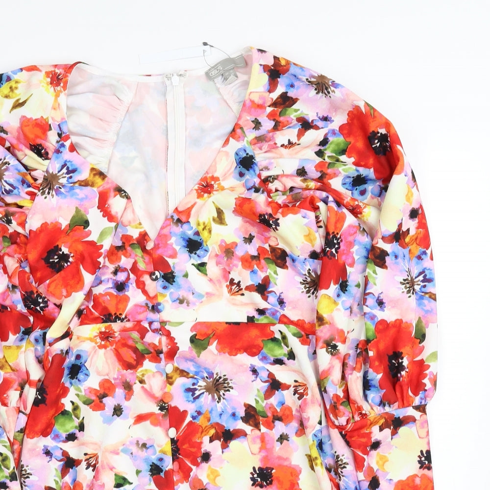 ASOS Womens Red   Fit & Flare  Size 12