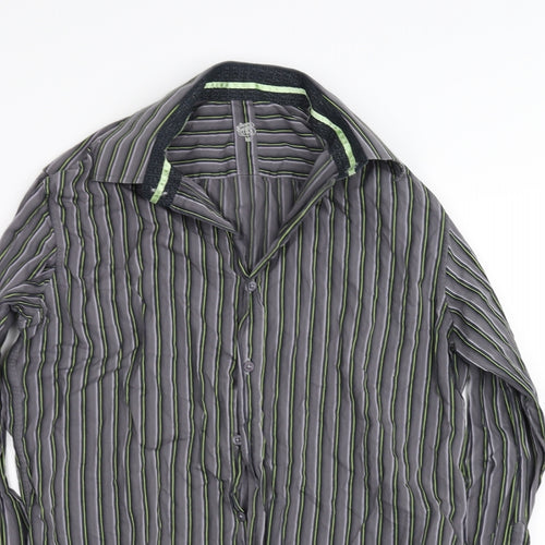 Burton Mens Grey    Button-Up Size M