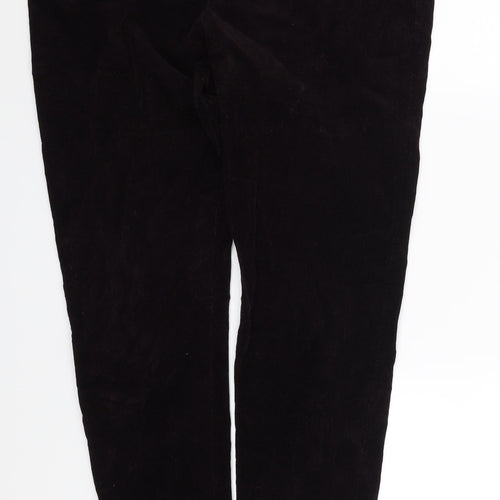m&s Womens Purple   Trousers  Size 14 L30 in