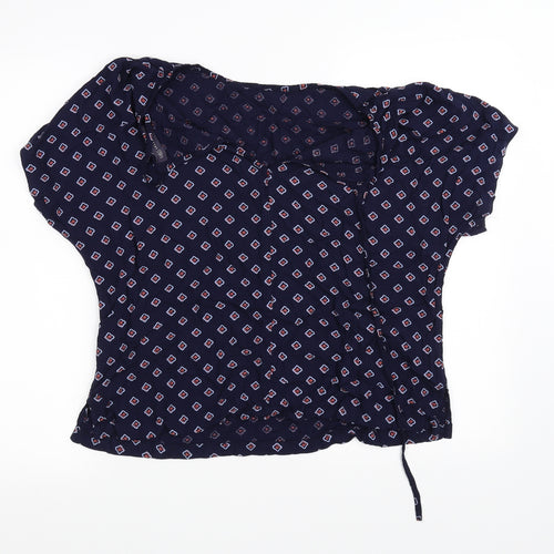 m&s Womens Blue   Basic Blouse Size 14