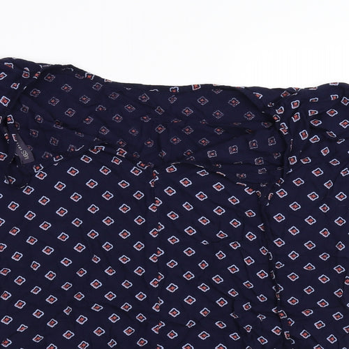 m&s Womens Blue   Basic Blouse Size 14