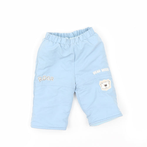 Preworn Boys Blue   Rain Trousers Trousers Size 0-3 Months