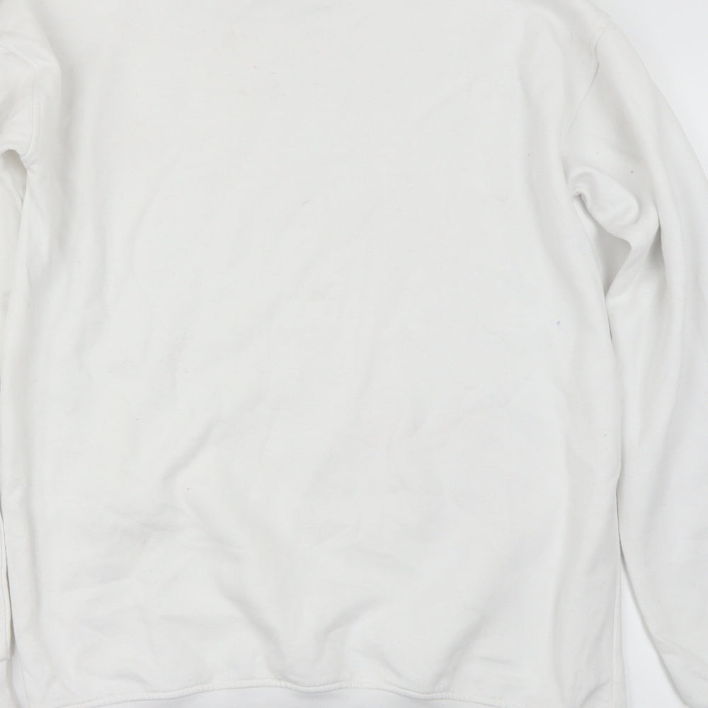 PRETTYLITTLETHING Womens White   Pullover Jumper Size S