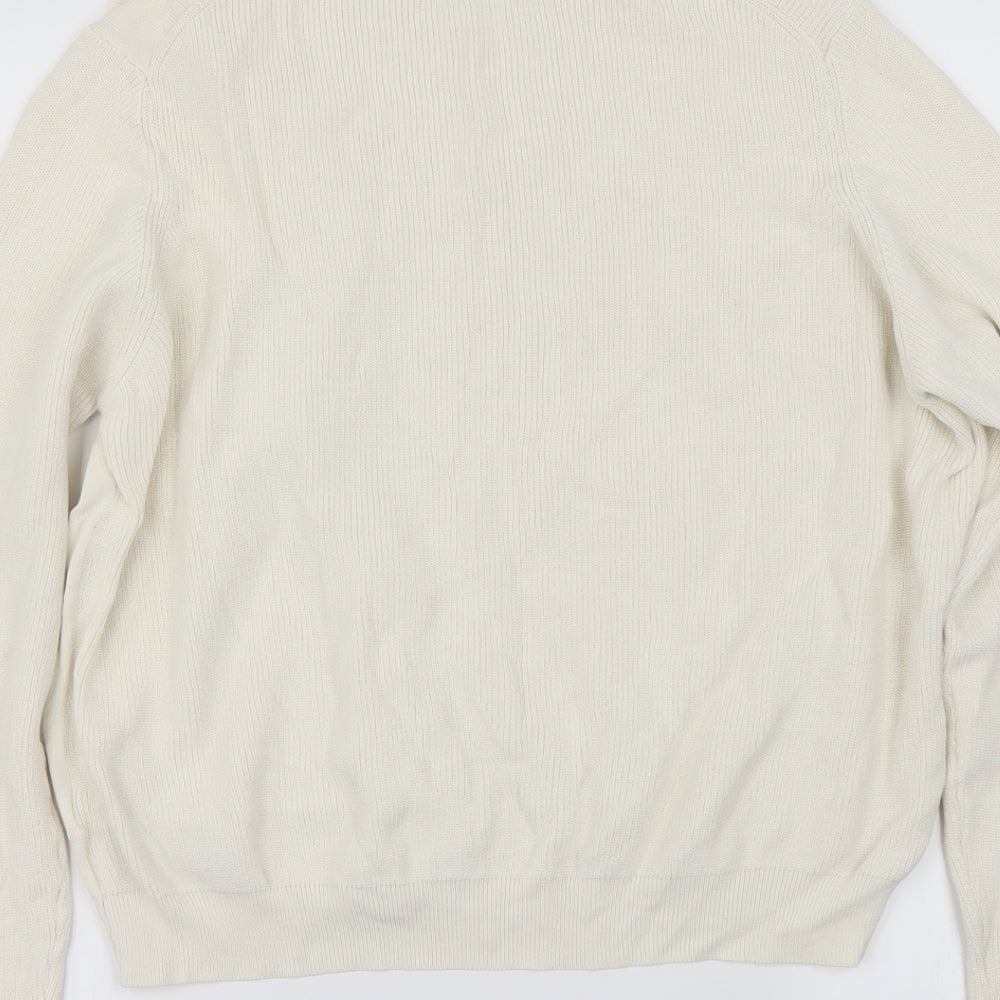 Marks and Spencer Womens Ivory   Pullover Jumper Size 18