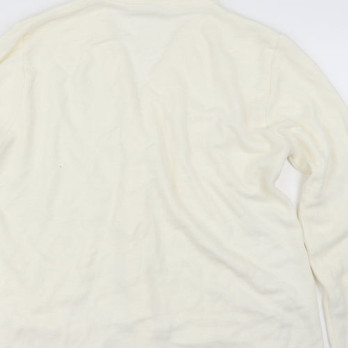 Classics Womens Ivory   Cardigan Jumper Size 14