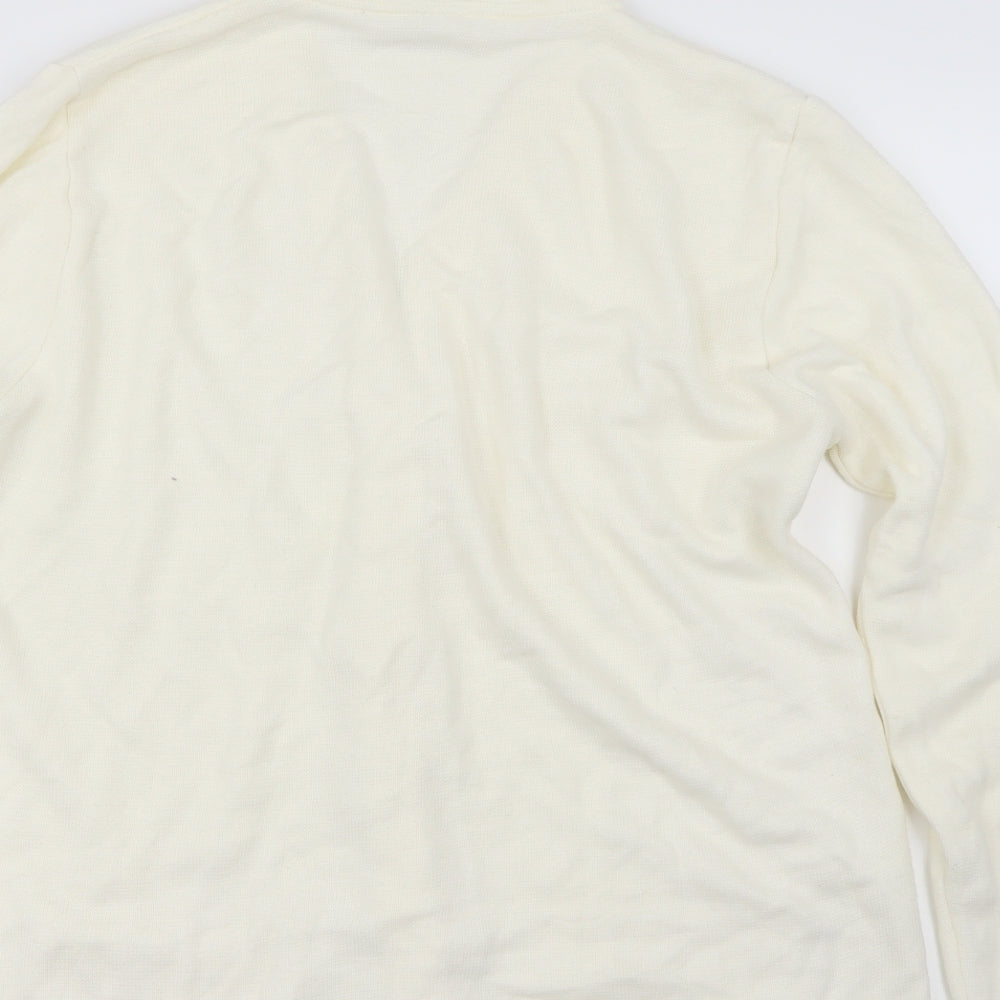 Classics Womens Ivory   Cardigan Jumper Size 14