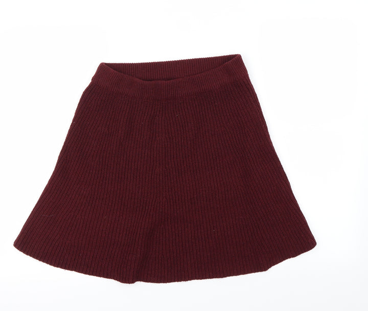 Preworn Womens Pink A-Line Skirt Size 10
