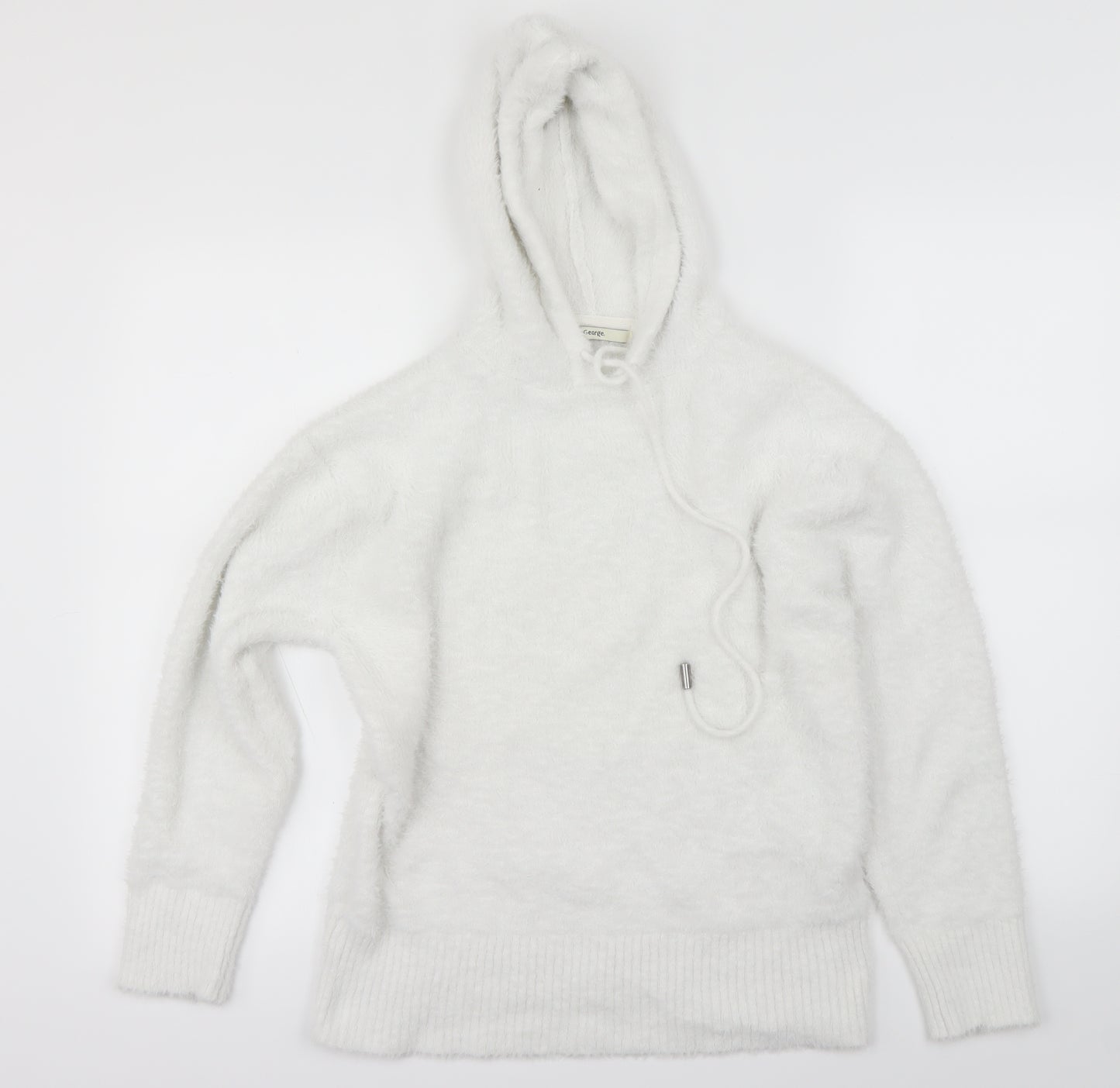 George Womens White   Pullover Jumper Size 8