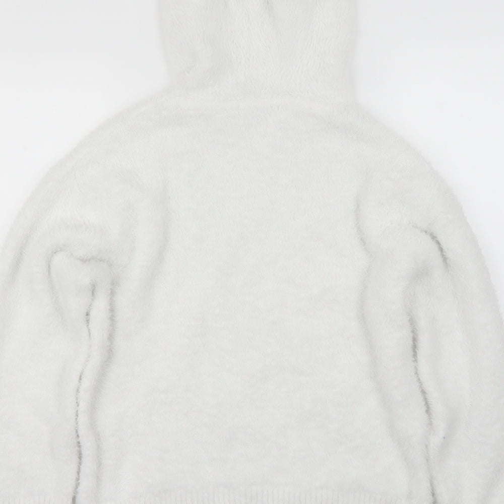 George Womens White   Pullover Jumper Size 8
