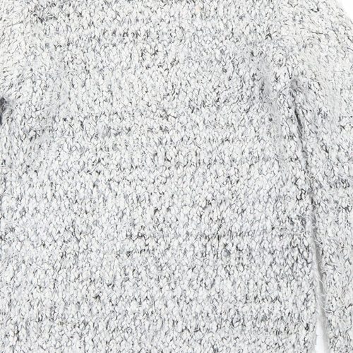 YD Girls Grey Houndstooth  Pullover Jumper Size 10-11 Years