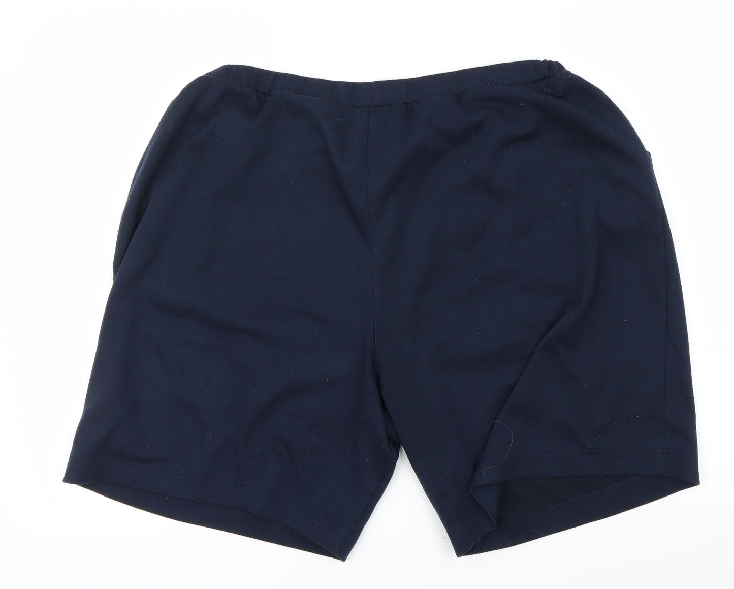 Casual Comfort  Womens Blue   Sweat Shorts Size 24