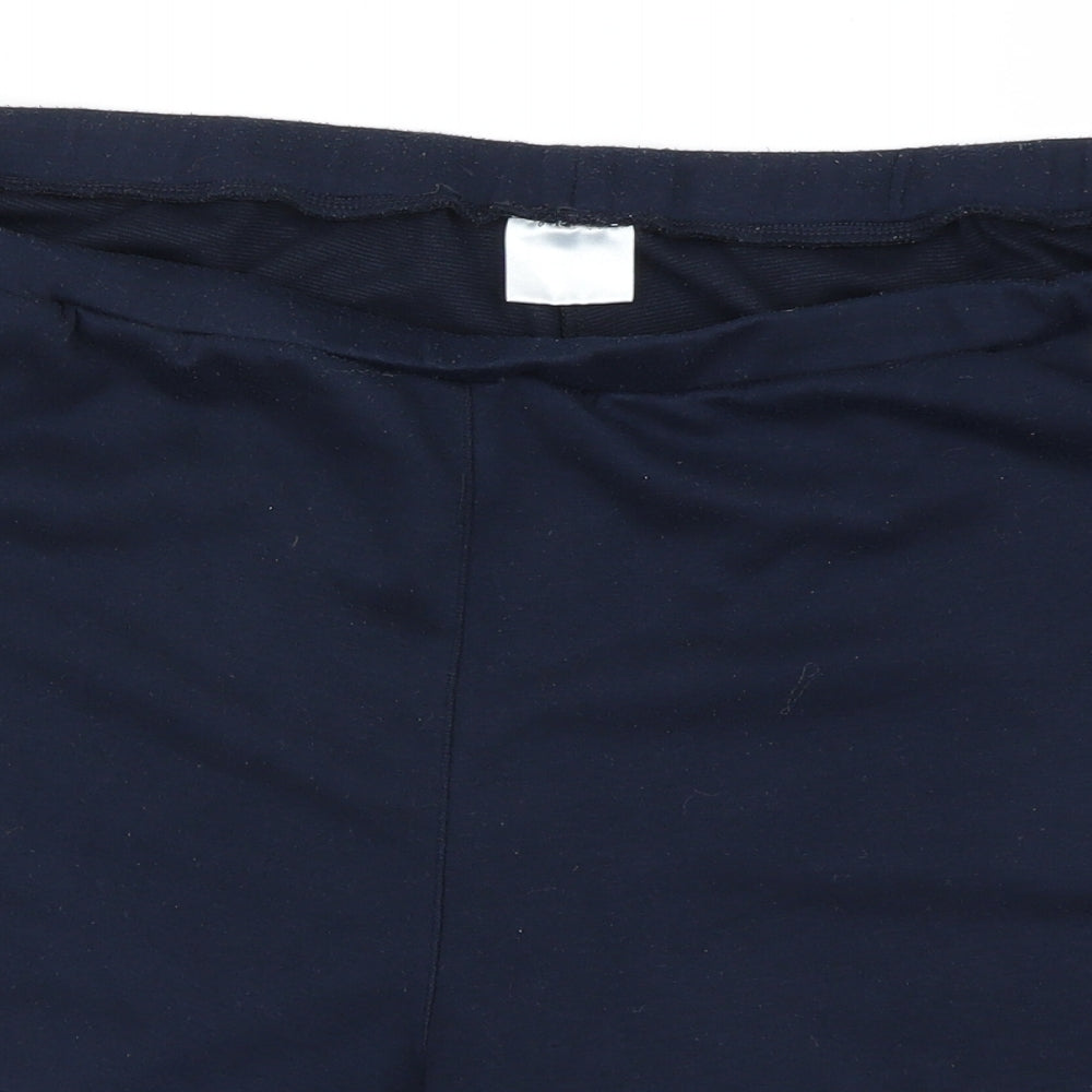 Casual Comfort  Womens Blue   Sweat Shorts Size 24