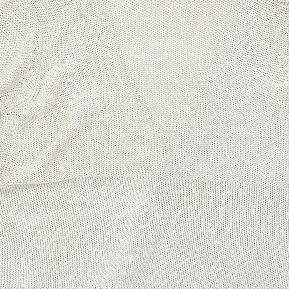 Marks and Spencer Womens Beige   Cardigan Jumper Size 20