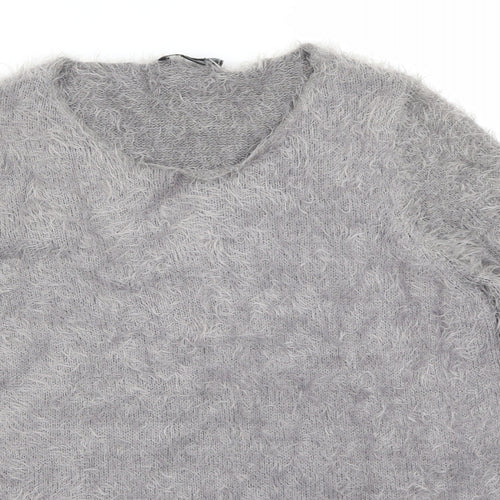 ESMARA Womens Grey   Pullover Jumper Size S
