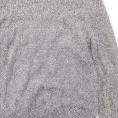 ESMARA Womens Grey   Pullover Jumper Size S