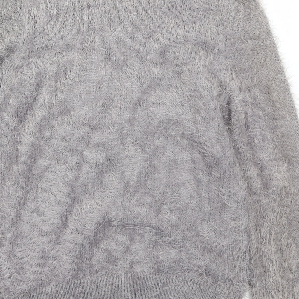 ESMARA Womens Grey   Pullover Jumper Size S