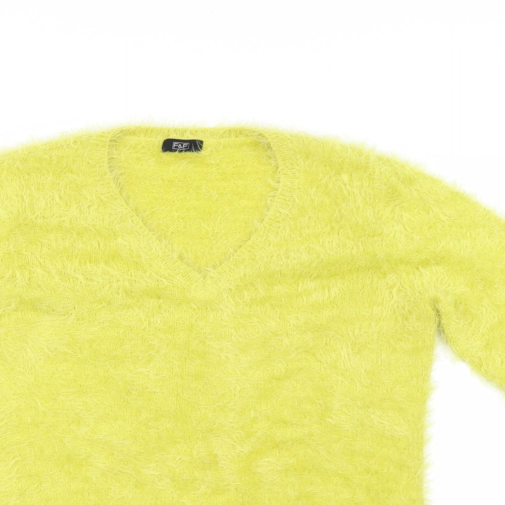 F&F Womens Green   Pullover Jumper Size 12