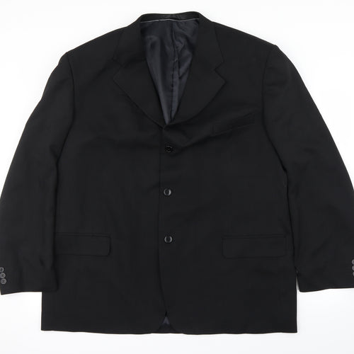 Prewron  Mens Black   Jacket Blazer Size 42