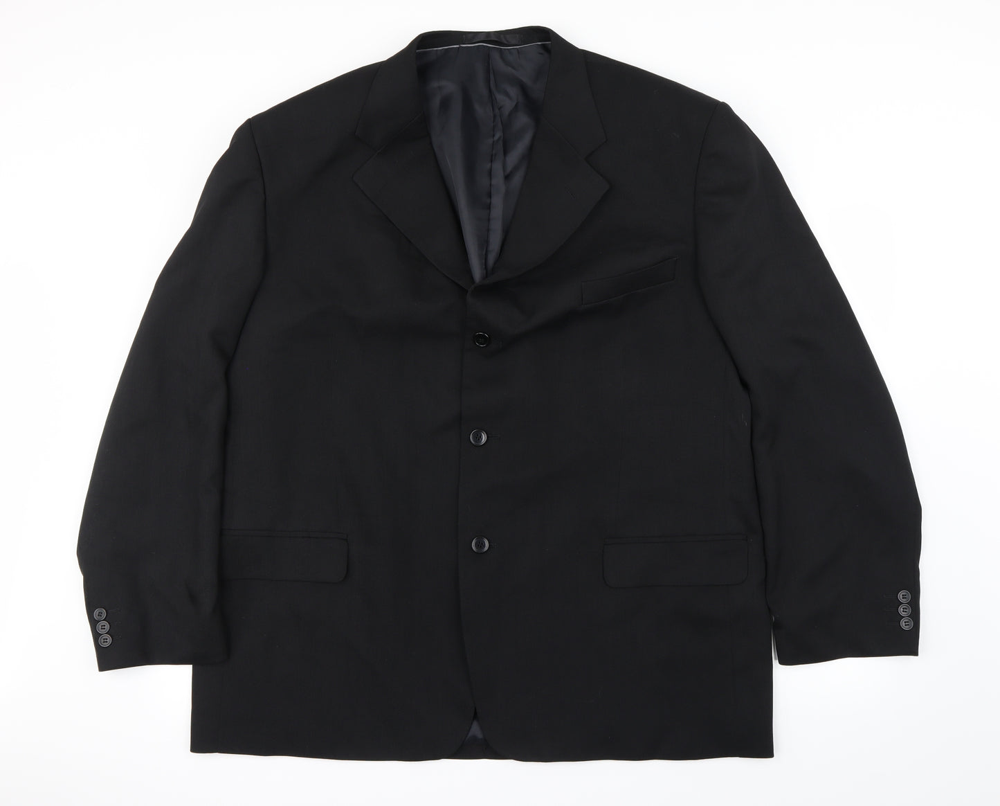 Prewron  Mens Black   Jacket Blazer Size 42