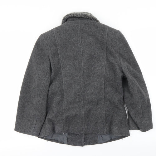 Richards Womens Grey   Jacket Coat Size 10
