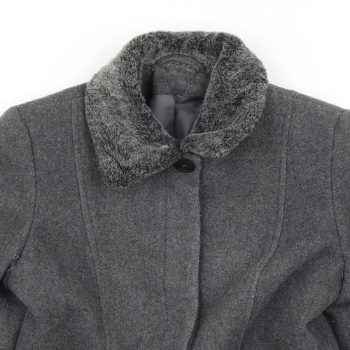 Richards Womens Grey   Jacket Coat Size 10