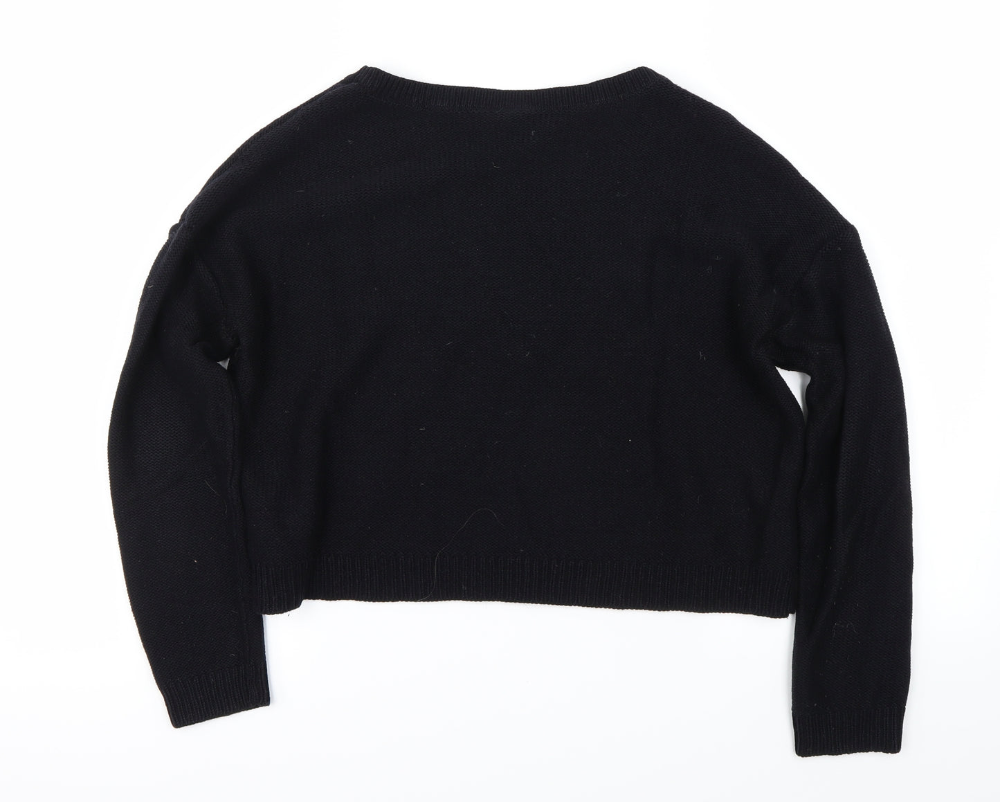 H&M Womens Black   Pullover Jumper Size 10