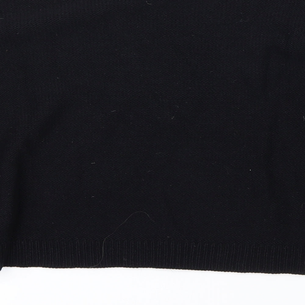 H&M Womens Black   Pullover Jumper Size 10