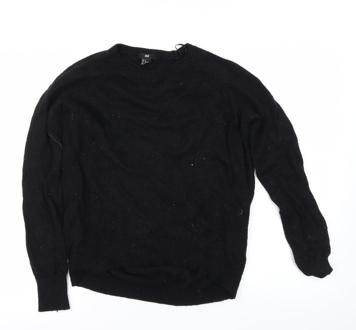 H&M Womens Black Pullover Jumper Size S
