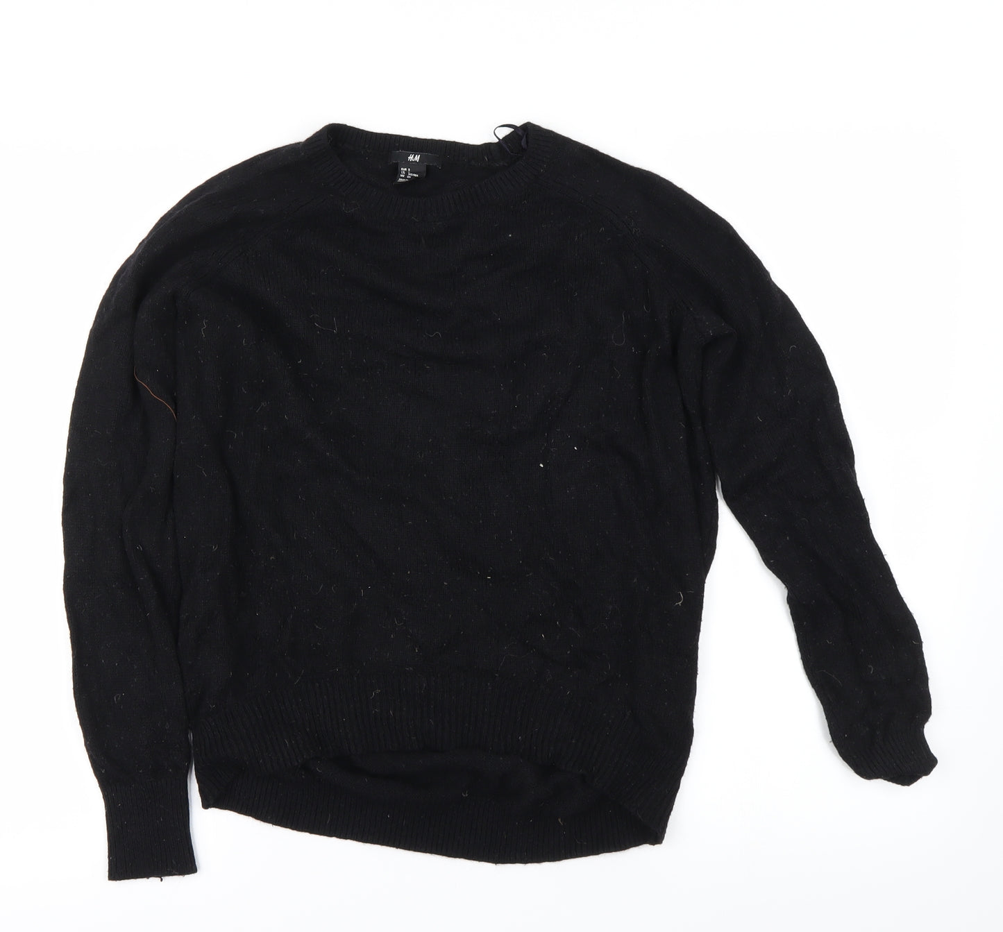 H&M Womens Black   Pullover Jumper Size S