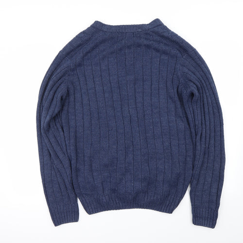 EWM Womens Blue   Cardigan Jumper Size L