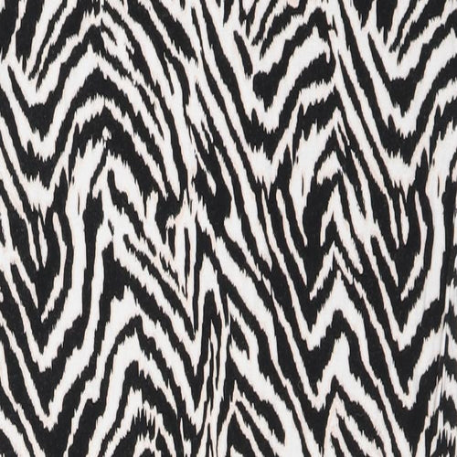 H&M Womens Multicoloured Animal Print  Fit & Flare  Size M