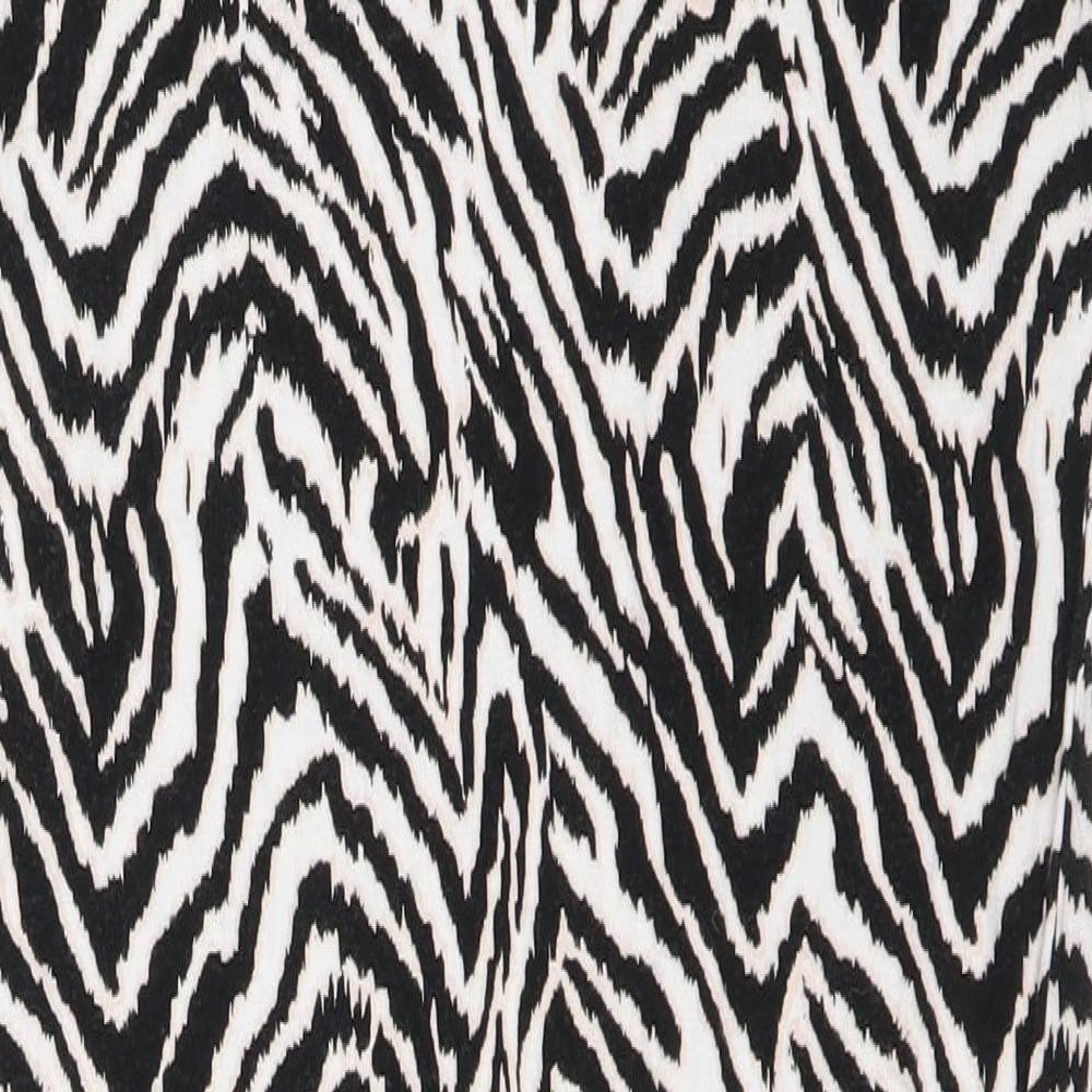 H&M Womens Multicoloured Animal Print  Fit & Flare  Size M