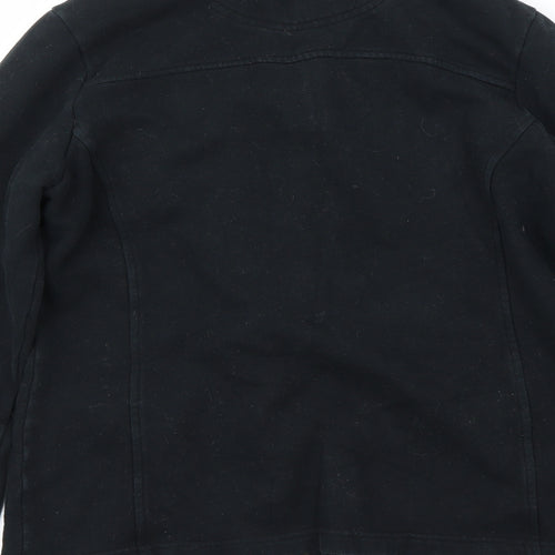 Maine New England Womens Black   Full Zip Jumper Size 12