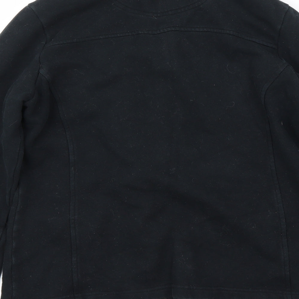 Maine New England Womens Black   Full Zip Jumper Size 12
