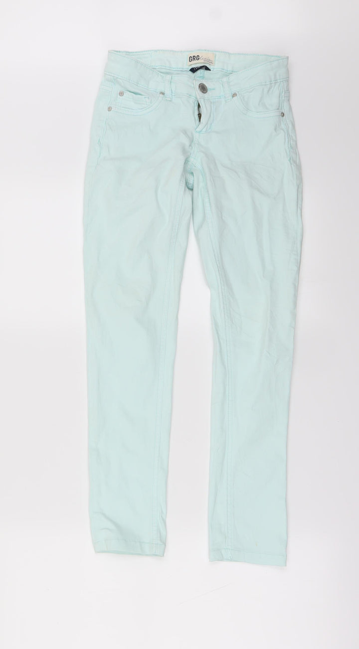 Gap Girls Green Ikat  Skinny Jeans Size 10 Years