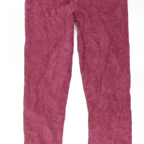 Cotton Traders Womens Purple   Skinny Jeans Size 12 L26 in