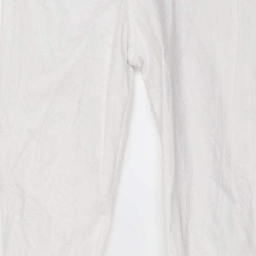 denim co Womens White   Straight Jeans Size 14 L26 in