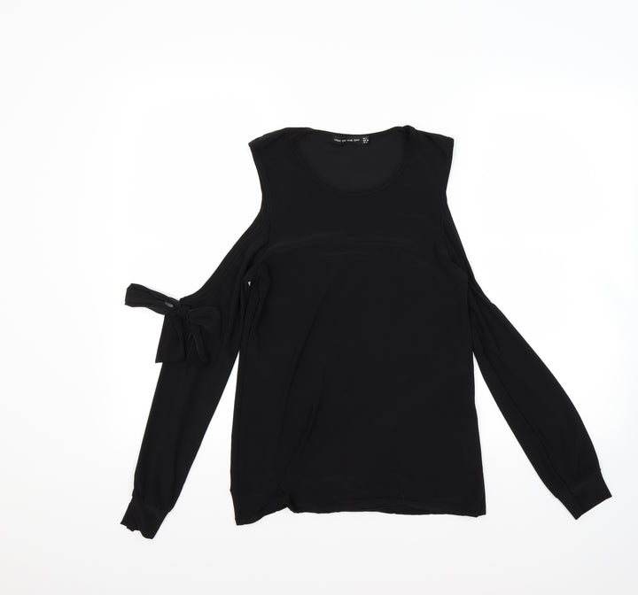 Look of the day Womens Black Basic Polo Size 8